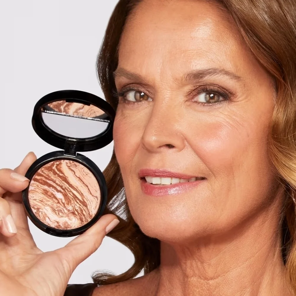 Laura Geller Baked Bronze-N-Brighten Multi-purpose Bronzer: Medium, .32oz, NIB - Picture 5 of 12